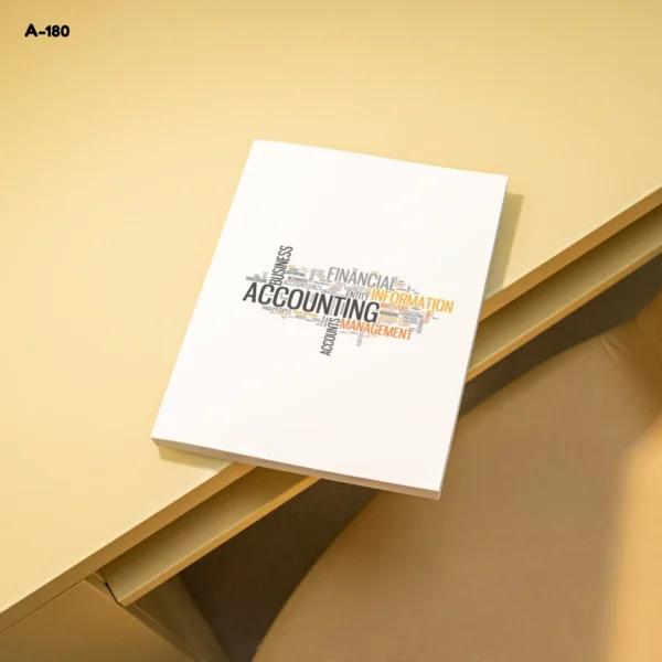 A4 Notebook A-180 Accounting