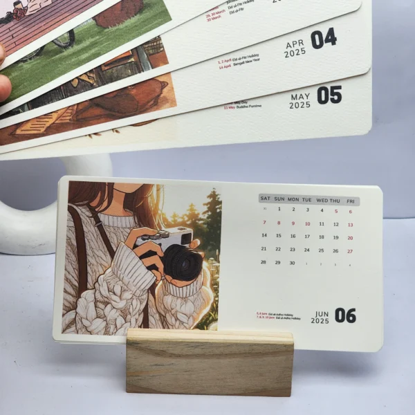 Minimal Desk Calendar 2025  -2 - Image 2