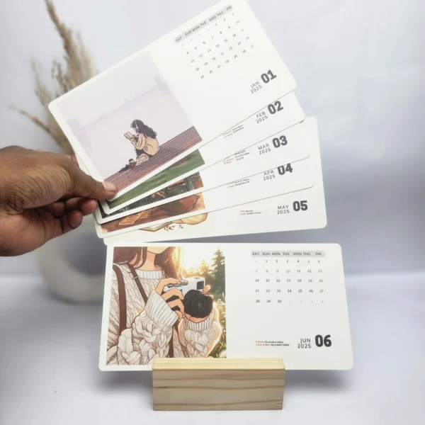 Minimal Desk Calendar 2025  -2 - Image 3