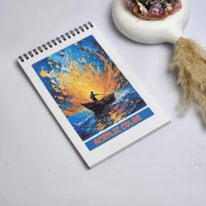 🎨 Acrylic Color Sketchbook – 5.5" x 8.5" Inch-A2