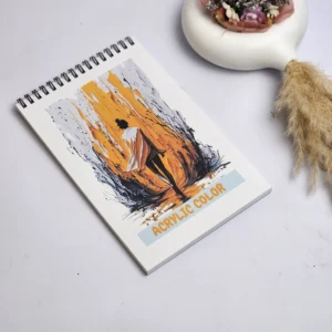 🎨 Acrylic Color Sketchbook – 5.5" x 8.5" Inch-A4