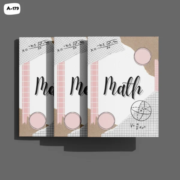 Notebook A-179 Math
