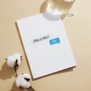 Notebook L-534 Ms or Mrs?