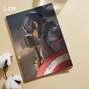 Captain America Theme Notebook L-579