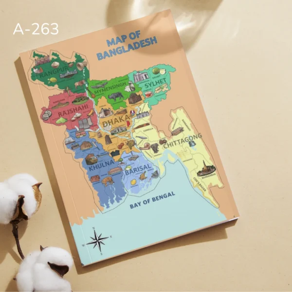 MAP OF BANGLADESH A-263