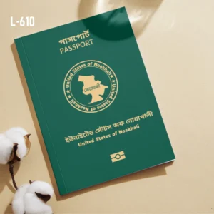 Passport United States of Noakhali L-610