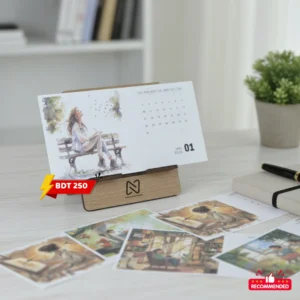 Minimal Desk Calendar 2026