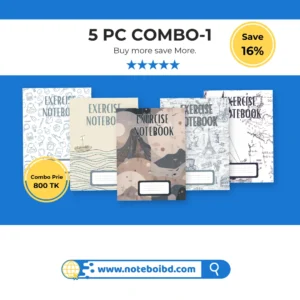 5Pc Combo-1 Note Khata 150 Page