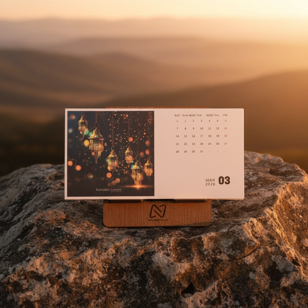 Minimal Desk Calendar (iii) 2026 - Islamic Theme - Image 10