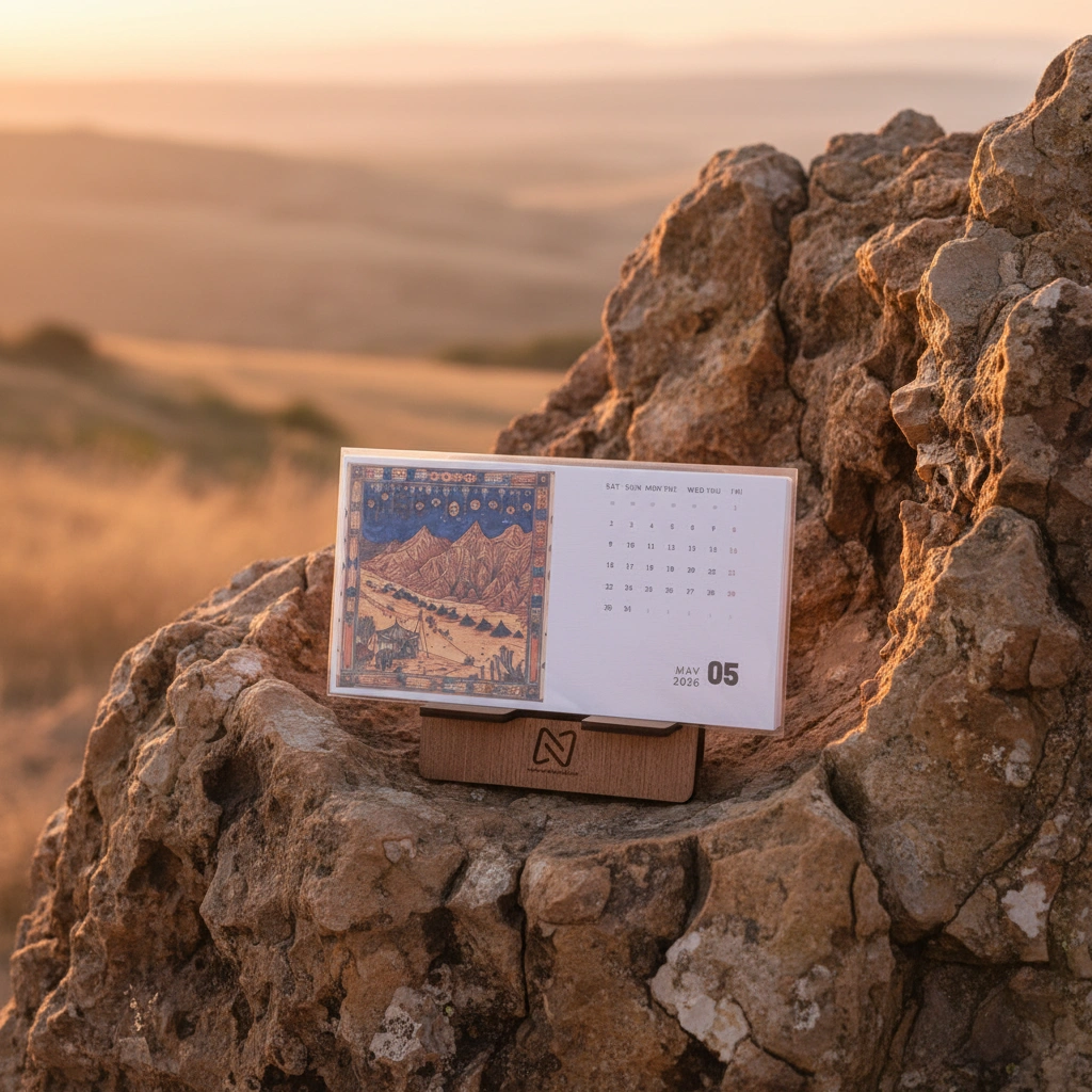 Minimal Desk Calendar (iii) 2026 - Islamic Theme - Image 11