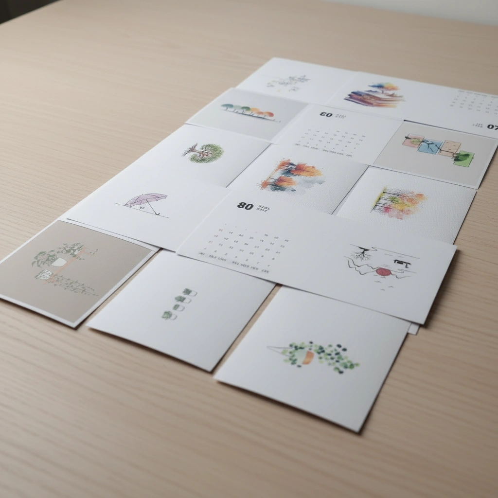 Minimal Desk Calendar (iv) 2026 - Minimal Theme - Image 3