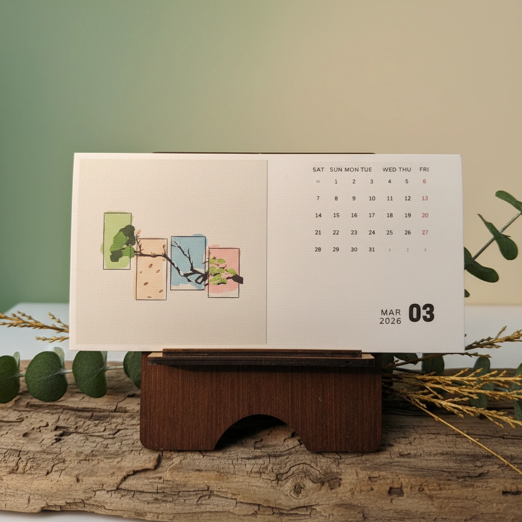 Minimal Desk Calendar (iv) 2026 - Minimal Theme - Image 8
