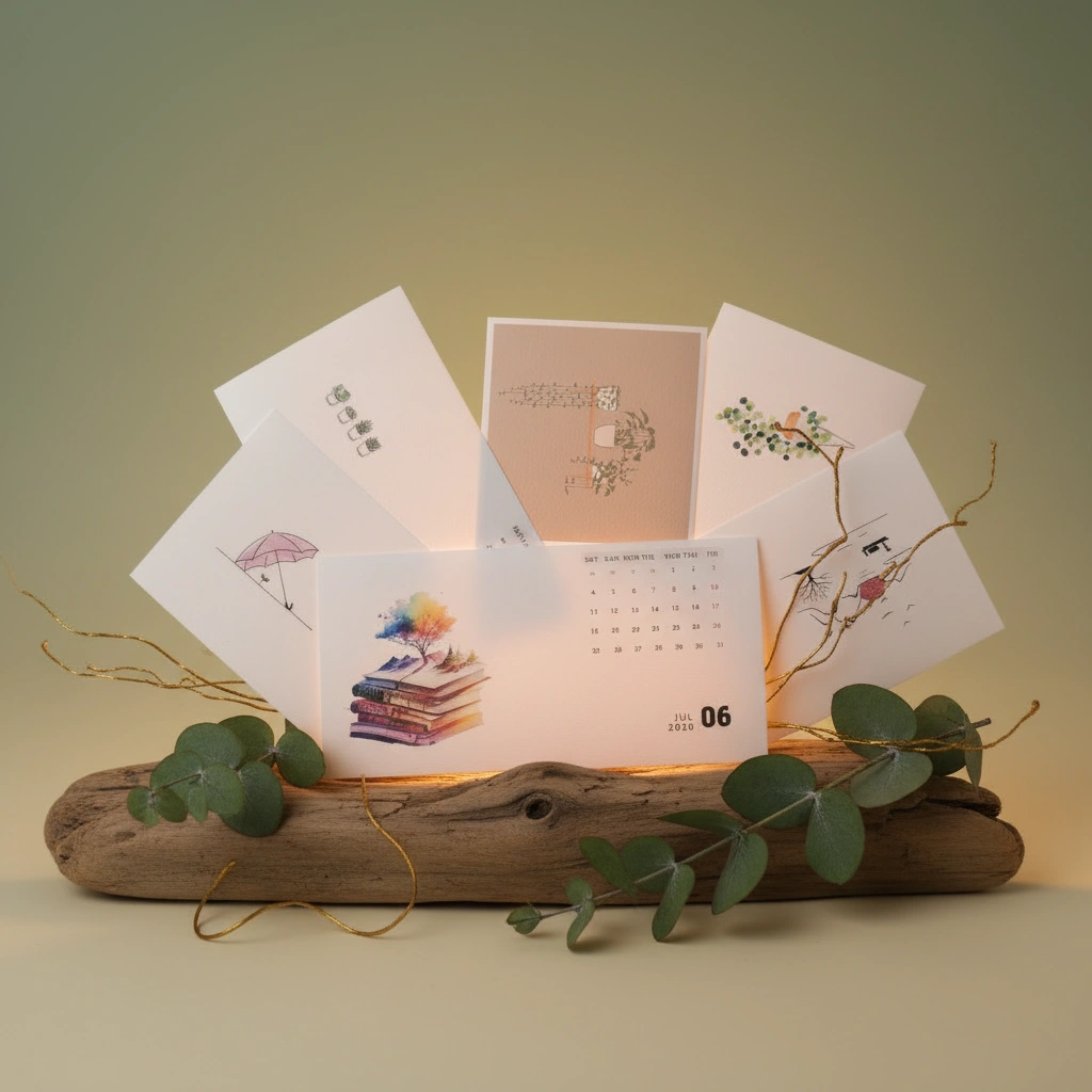 Minimal Desk Calendar (iv) 2026 - Minimal Theme - Image 2